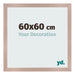 Bilderrahmen 60x60 cm Altrosa MDF Bologna Vorne Messe | Yourdecoration.de