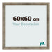 Bilderrahmen 60x60 cm Metall Vintage MDF Bologna Vorne Messe | Yourdecoration.de