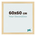 Bilderrahmen 60x60cm Buche Dekor MDF Bologna Vorne Messe | Yourdecoration.de