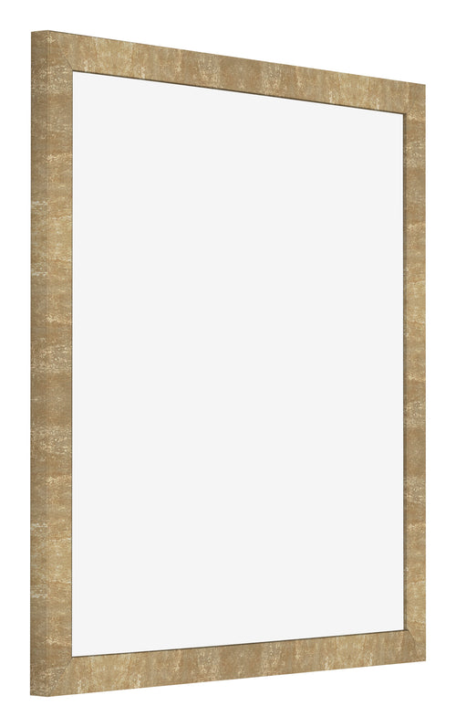 Bilderrahmen 60x60cm Gold Antik MDF Bologna Vorne Schrag | Yourdecoration.de