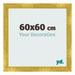 Bilderrahmen 60x60cm Gold Vintage MDF Pisa Vorne Messe | Yourdecoration.de