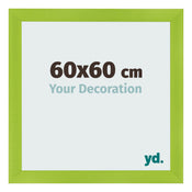 Bilderrahmen 60x60cm Grün MDF Pisa Vorne Messe | Yourdecoration.de