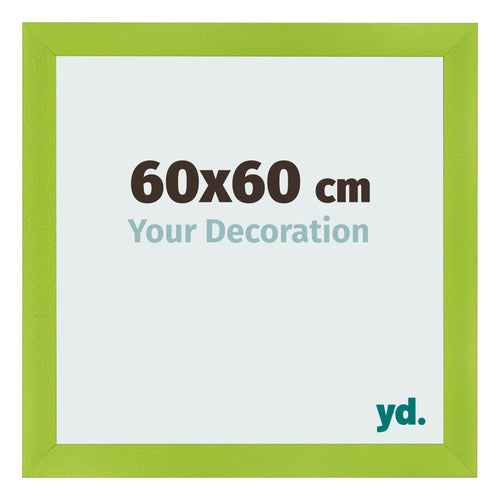Bilderrahmen 60x60cm Grün MDF Pisa Vorne Messe | Yourdecoration.de