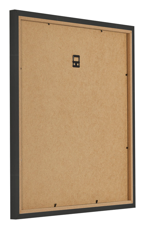 Bilderrahmen 60x60cm Schwarz Gemasert MDF Bologna Ruckseite Schrag | Yourdecoration.de