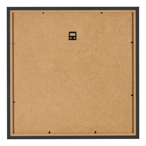 Bilderrahmen 60x60cm Schwarz Gemasert MDF Bologna Ruckseite | Yourdecoration.de