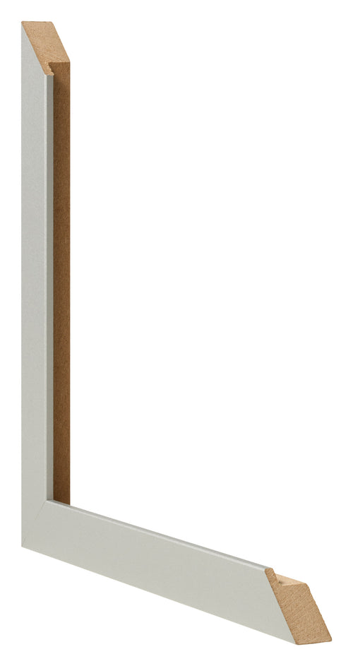 Bilderrahmen 60x60cm Silber Matt MDF Bologna Detail Querschnitte | Yourdecoration.de