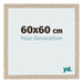 Bilderrahmen 60x60cm Sonoma Eiche MDF Bologna Vorne Messe | Yourdecoration.de