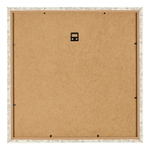 Bilderrahmen 60x60cm Weiß Vintage MDF Bologna Ruckseite | Yourdecoration.de