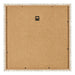 Bilderrahmen 60x60cm Weiß Vintage MDF Bologna Ruckseite | Yourdecoration.de