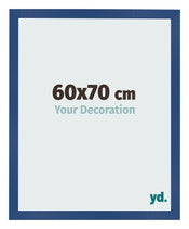 Bilderrahmen 60x70 cm Dunkelblau MDF Bologna Vorne Messe | Yourdecoration.de
