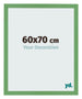 Bilderrahmen 60x70 cm Grun MDF Bologna Vorne Messe | Yourdecoration.de