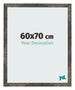 Bilderrahmen 60x70 cm Oxidiertes Metall MDF Bologna Vorne Messe | Yourdecoration.de
