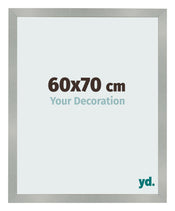 Bilderrahmen 60x70cm Aluminium Gebürstet MDF Bologna Vorne Messe | Yourdecoration.de