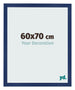 Bilderrahmen 60x70cm Dunkelblau Gewischt MDF Bologna Vorne Messe | Yourdecoration.de