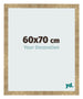 Bilderrahmen 60x70cm Gold Antik MDF Bologna Vorne Messe | Yourdecoration.de