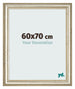 Bilderrahmen 60x70cm Metallglanz MDF Lazio Vorne Messe | Yourdecoration.de
