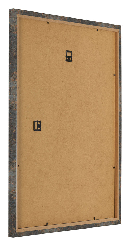 Bilderrahmen 60x70cm Oxidiertes Metall MDF Bologna Ruckseite Schrag | Yourdecoration.de