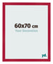 Bilderrahmen 60x70cm Rot MDF Bologna Vorne Messe | Yourdecoration.de