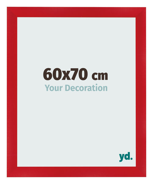 Bilderrahmen 60x70cm Rot MDF Pisa Vorne Messe | Yourdecoration.de