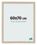 Bilderrahmen 60x70cm Sonoma Eiche MDF Bologna Vorne Messe | Yourdecoration.de