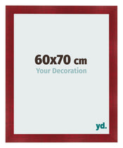 Bilderrahmen 60x70cm Weinrot Gewischt MDF Pisa Vorne Messe | Yourdecoration.de