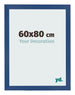 Bilderrahmen 60x80 cm Dunkelblau MDF Bologna Vorne Messe | Yourdecoration.de