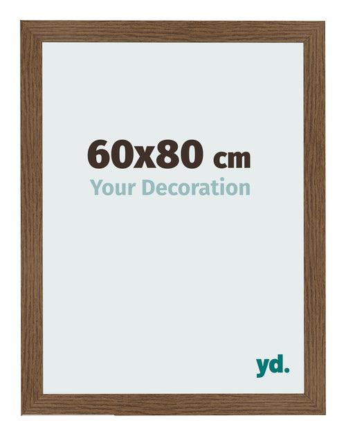 Bilderrahmen 60x80 cm Eiche Rustikal MDF Bologna Vorne Messe | Yourdecoration.de