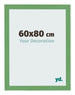 Bilderrahmen 60x80 cm Grun MDF Bologna Vorne Messe | Yourdecoration.de
