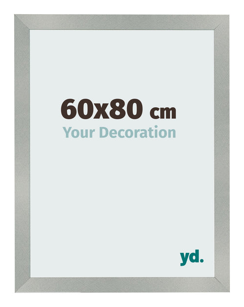 Bilderrahmen 60x80cm Aluminium Gebürstet MDF Bologna Vorne Messe | Yourdecoration.de