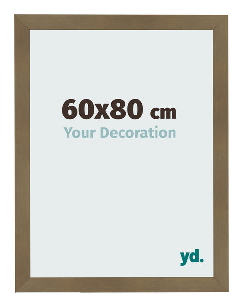 Bilderrahmen 60x80cm Bronze Dekor MDF Bologna Vorne Messe | Yourdecoration.de
