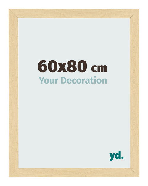 Bilderrahmen 60x80cm Buche Dekor MDF Bologna Vorne Messe | Yourdecoration.de