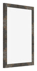 Bilderrahmen 60x80cm Oxidiertes Metall MDF Bologna Vorne Schrag | Yourdecoration.de