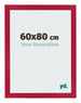 Bilderrahmen 60x80cm Rot MDF Bologna Vorne Messe | Yourdecoration.de