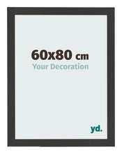 Bilderrahmen 60x80cm Schwarz Gemasert MDF Bologna Vorne Messe | Yourdecoration.de