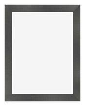 Bilderrahmen 60x80cm Schwarz Silber Poliert MDF Pisa Vorne | Yourdecoration.de