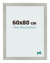 Bilderrahmen 60x80cm Silber Matt MDF Bologna Vorne Messe | Yourdecoration.de