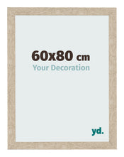 Bilderrahmen 60x80cm Sonoma Eiche MDF Bologna Vorne Messe | Yourdecoration.de