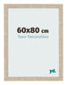 Bilderrahmen 60x80cm Sonoma Eiche MDF Bologna Vorne Messe | Yourdecoration.de