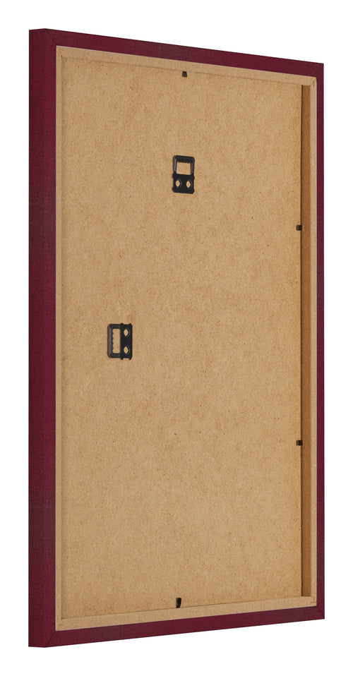 Bilderrahmen 60x80cm Weinrot Gewischt MDF Bologna Ruckseite Schrag | Yourdecoration.de
