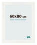 Bilderrahmen 60x80cm Weiß Vintage MDF Pisa Vorne Messe | Yourdecoration.de