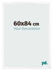 Bilderrahmen 60x84 cm Weiss Matt MDF Bologna Vorne Messe | Yourdecoration.de