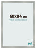 Bilderrahmen 60x84cm Aluminium Gebürstet MDF Bologna Vorne Messe | Yourdecoration.de