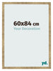 Bilderrahmen 60x84cm Gold Antik MDF Bologna Vorne Messe | Yourdecoration.de
