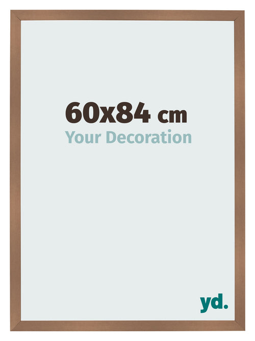 Bilderrahmen 60x84cm Kupfer Dekor MDF Bologna Vorne Messe | Yourdecoration.de
