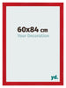 Bilderrahmen 60x84cm Rot MDF Pisa Vorne Messe | Yourdecoration.de