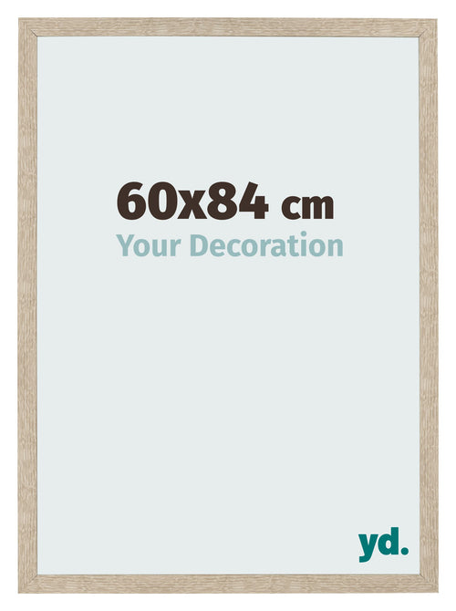 Bilderrahmen 60x84cm Sonoma Eiche MDF Bologna Vorne Messe | Yourdecoration.de