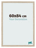 Bilderrahmen 60x84cm Sonoma Eiche MDF Bologna Vorne Messe | Yourdecoration.de