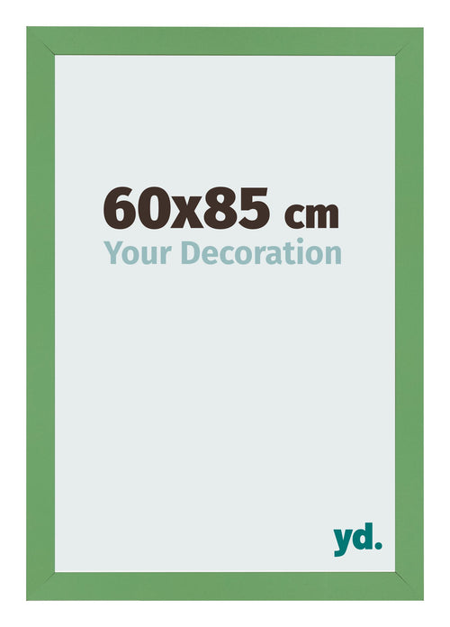 Bilderrahmen 60x85 cm Grun MDF Bologna Vorne Messe | Yourdecoration.de