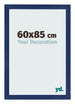 Bilderrahmen 60x85cm Dunkelblau Gewischt MDF Bologna Vorne Messe | Yourdecoration.de