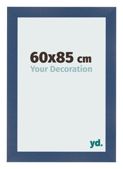 Bilderrahmen 60x85cm Dunkelblau Gewischt MDF Pisa Vorne Messe | Yourdecoration.de